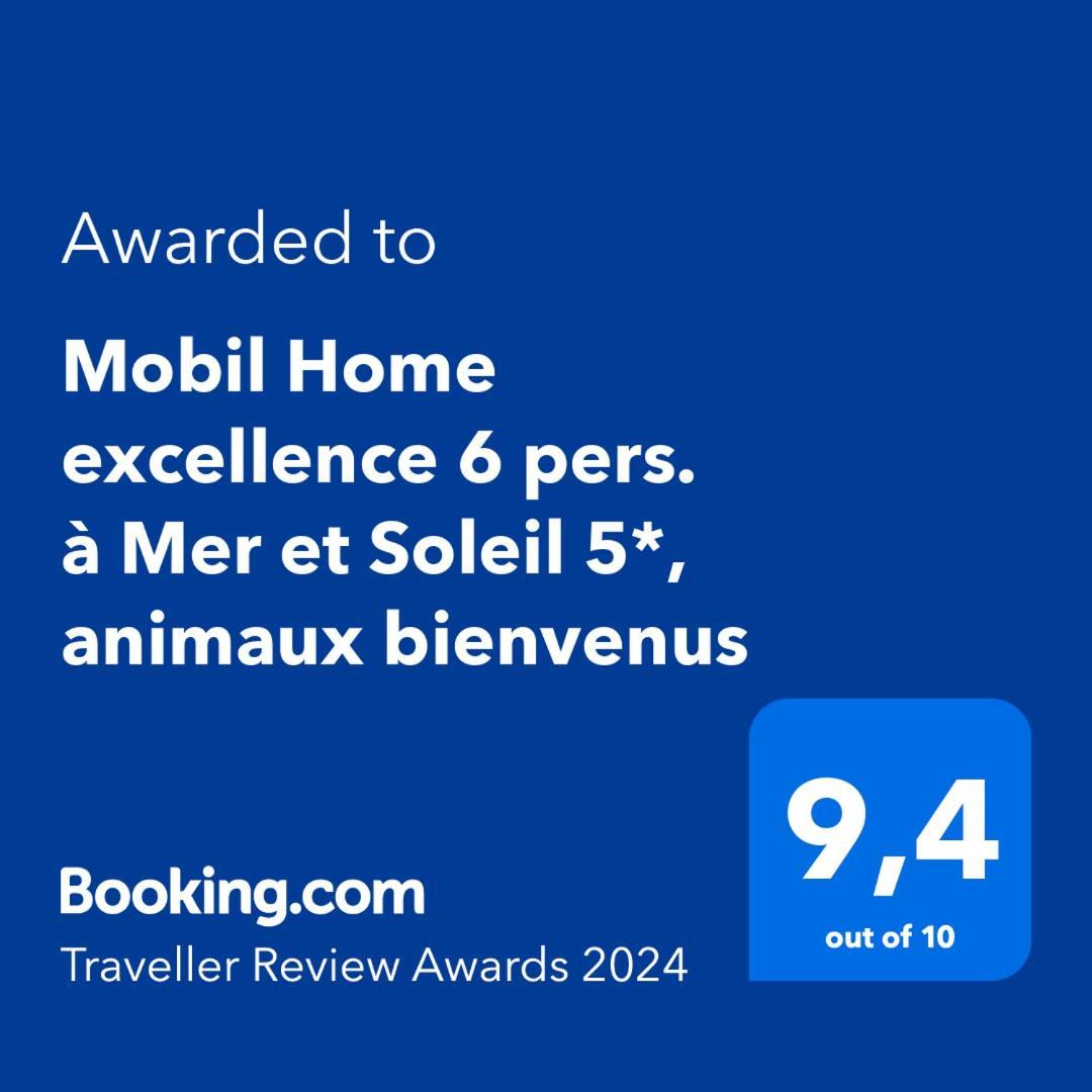 Mobil Home Excellence 6 Personnes Au Camping Mer Et Soleil, Saint George D'Oleron Les Sables Vignier Dış mekan fotoğraf
